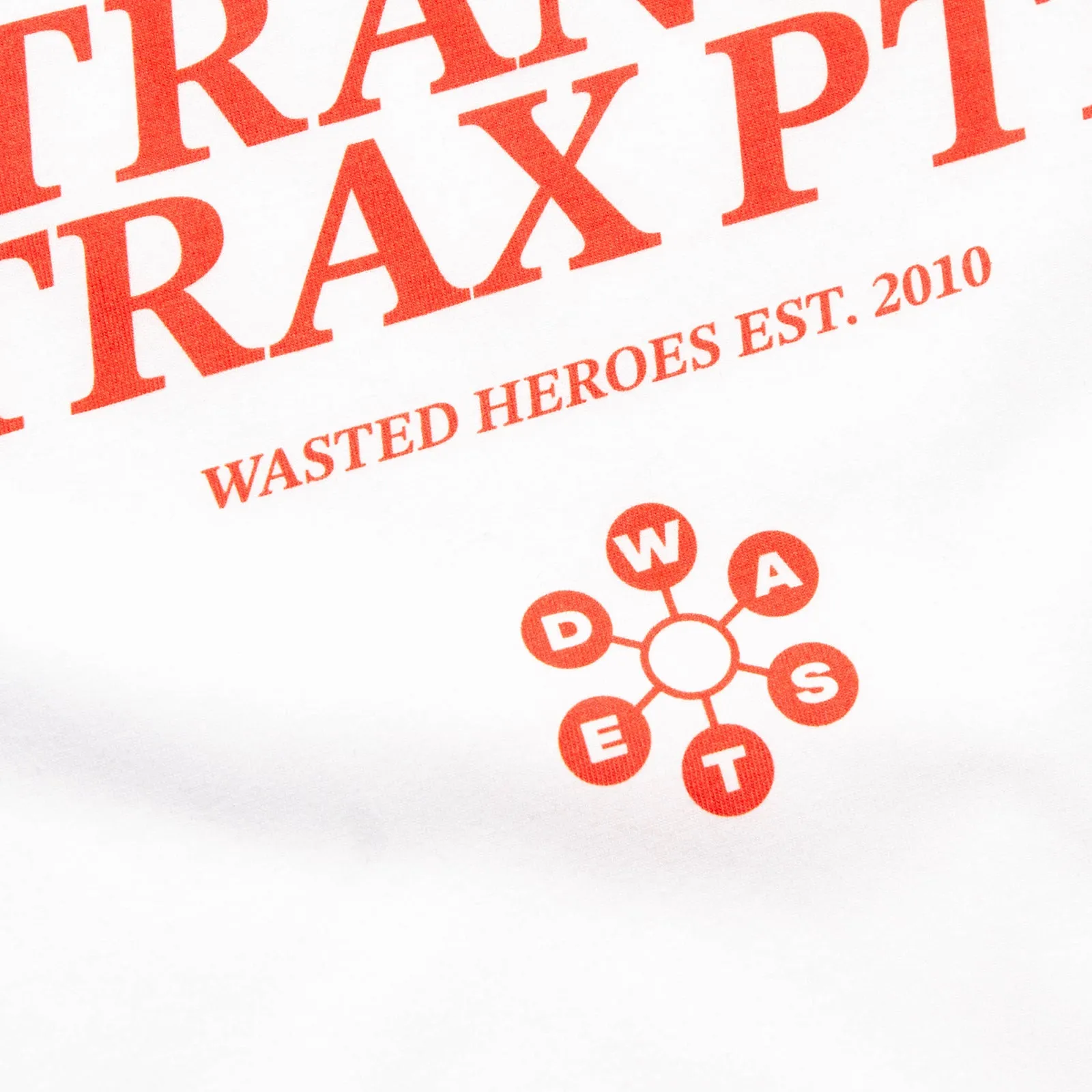 Trance Trax PT1 Front Print - Tshirt - White