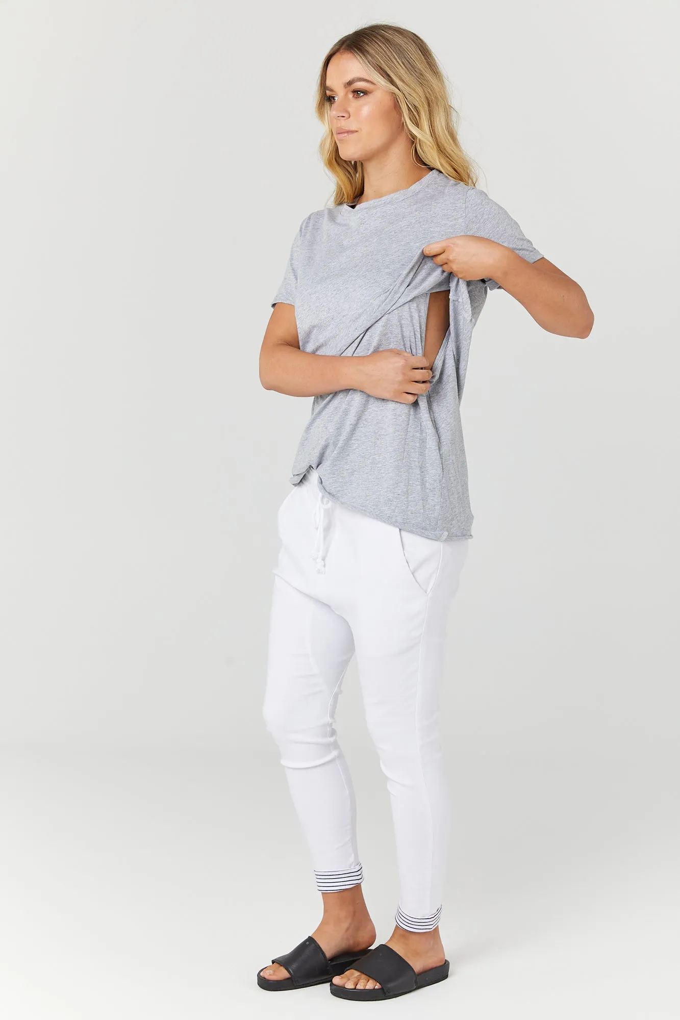 Valance Tee II (Grey Marle) - FINAL SALE