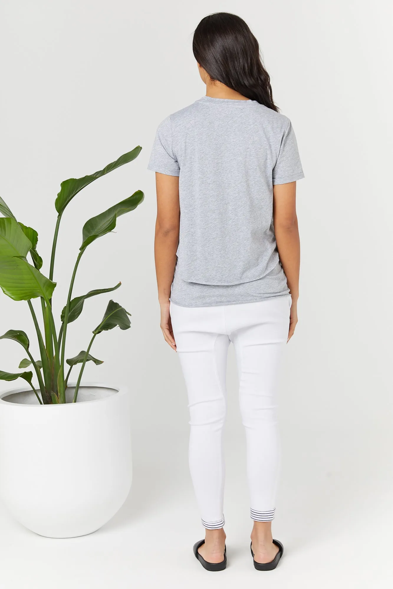 Valance Tee II (Grey Marle) - FINAL SALE