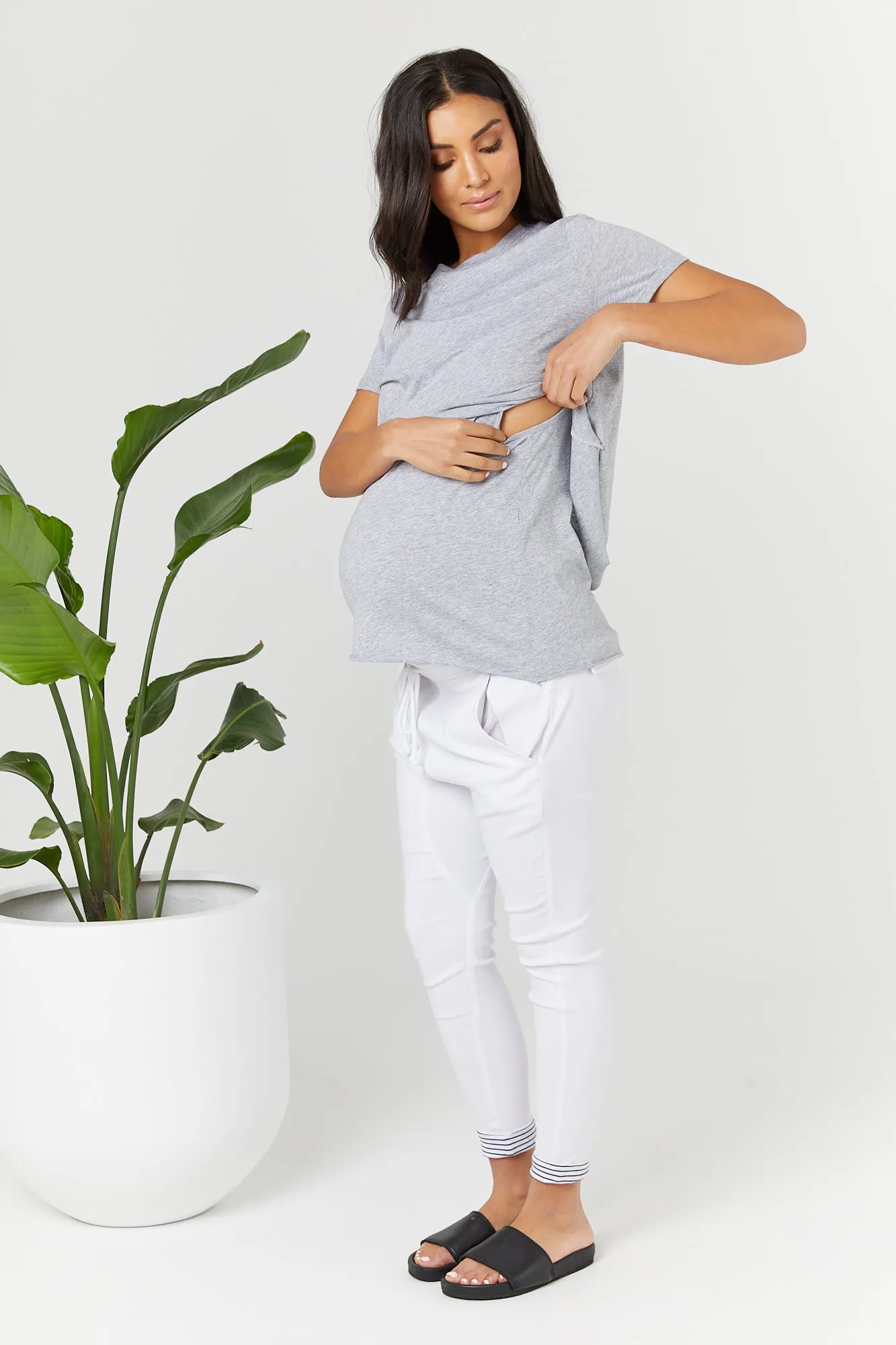Valance Tee II (Grey Marle) - FINAL SALE