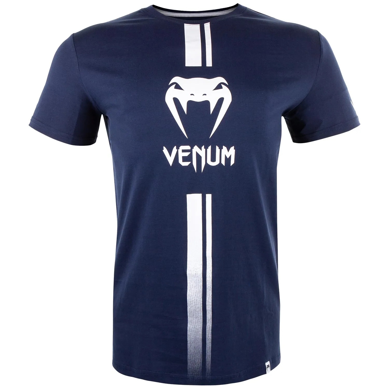 Venum Logos T-shirt - Navy Blue/White