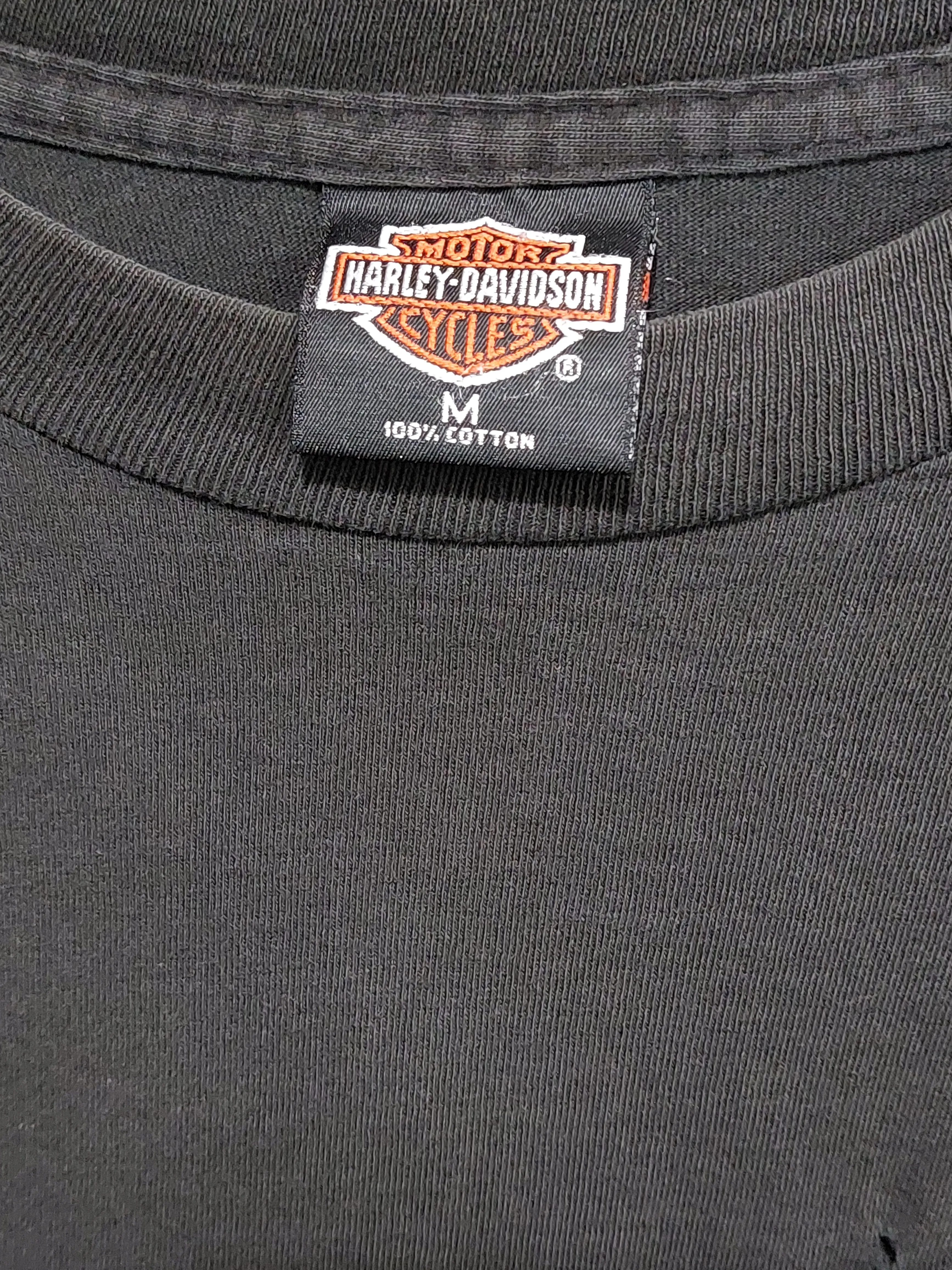 Vintage 1999 Long Sleeved Harley Davidson Single Stitch T-shirt - M