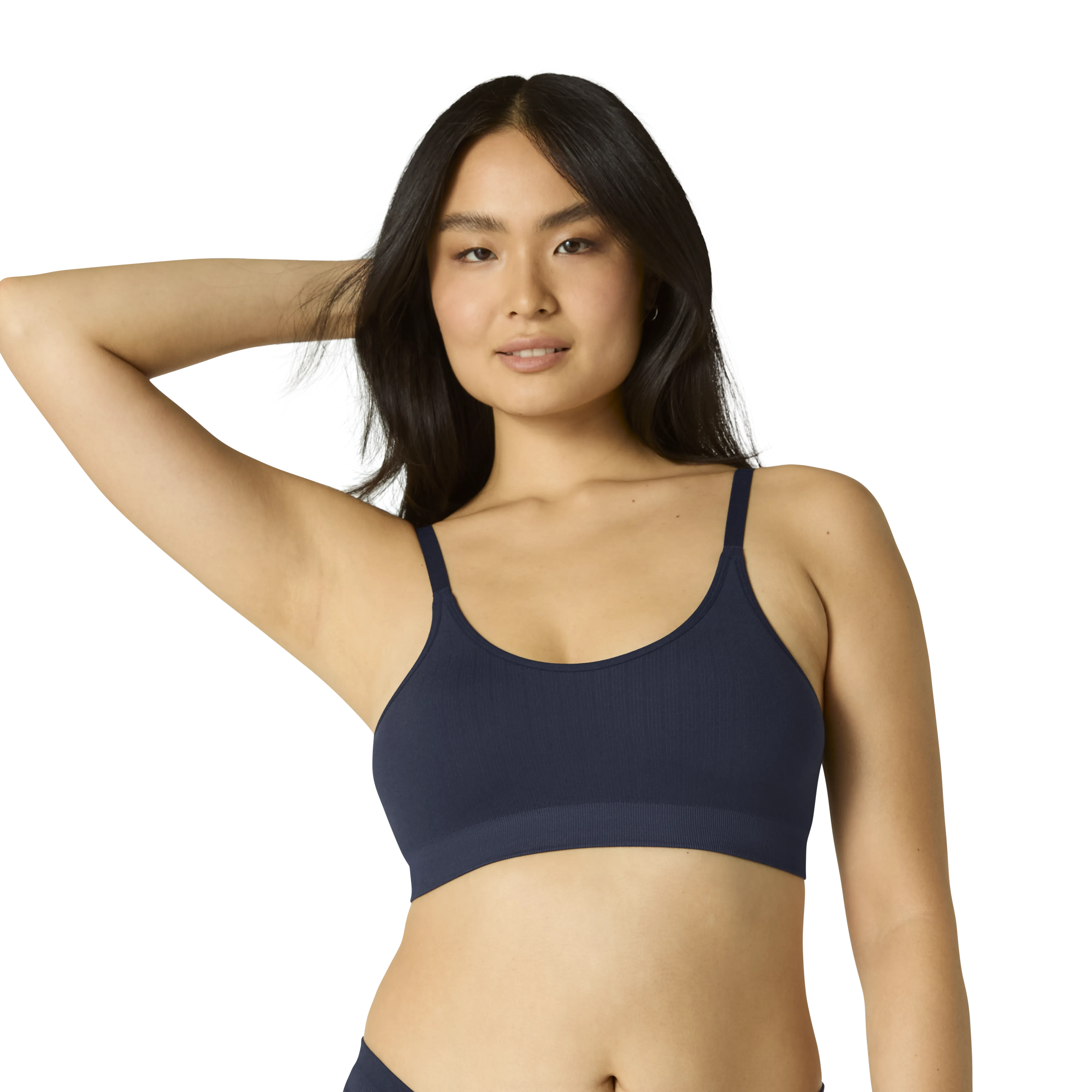 Women's Seamless Scoop Bralette   Thong