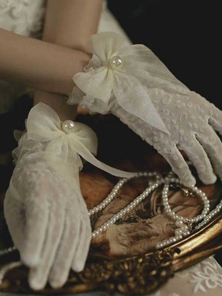 Zarina         Gloves Kawaii Academia Y2K Cottagecore Coquette Fairycore Dollette Princesscore