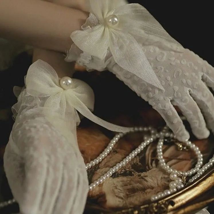 Zarina         Gloves Kawaii Academia Y2K Cottagecore Coquette Fairycore Dollette Princesscore