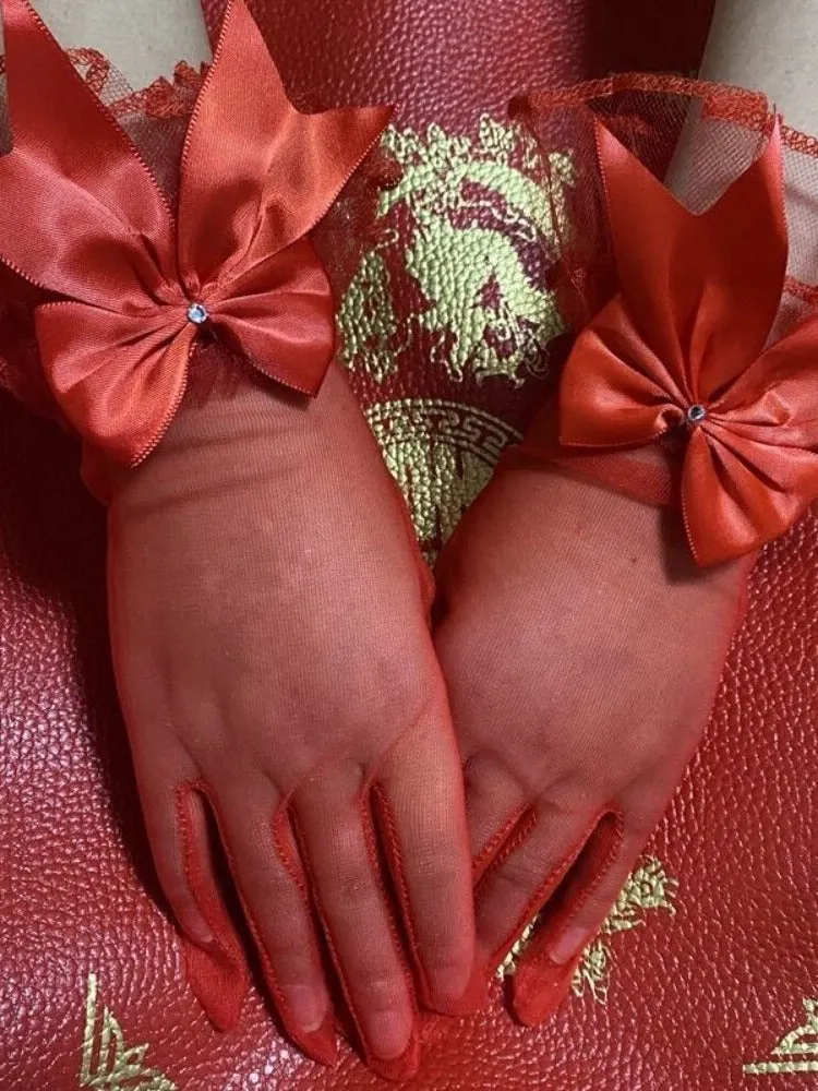 Zarina         Gloves Kawaii Academia Y2K Cottagecore Coquette Fairycore Dollette Princesscore